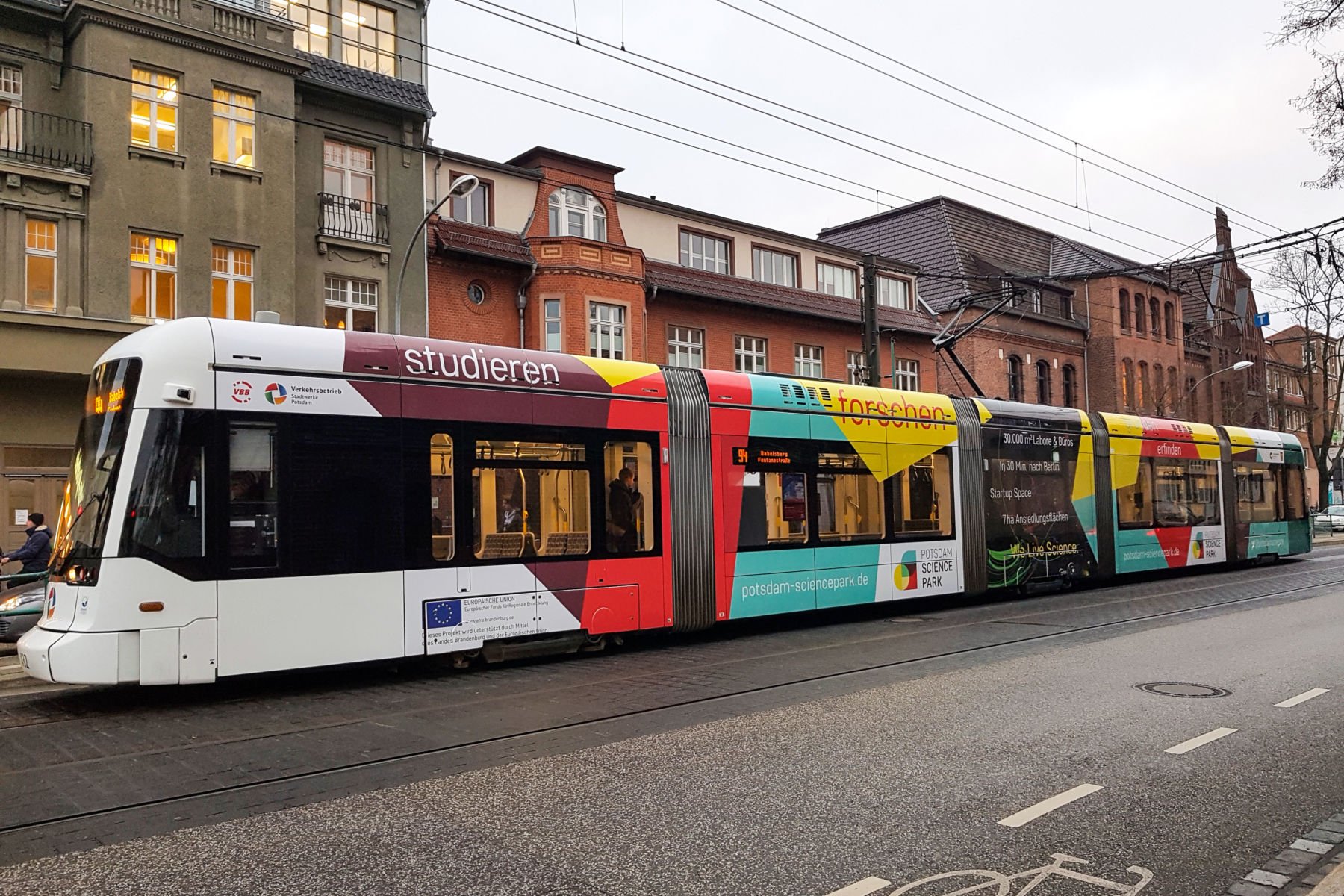 Potsdam SciencePark Tram